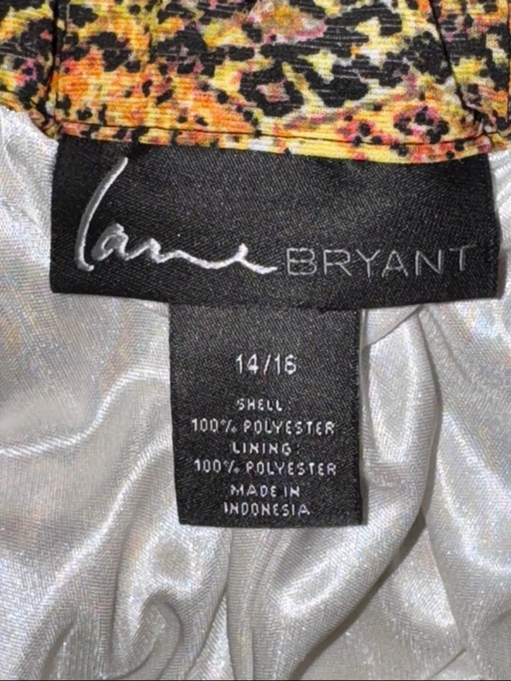 Lane Bryant Flowy Maxi Skirt w Slit Boho Print Women’s 14 / 16 - Picture 11 of 12